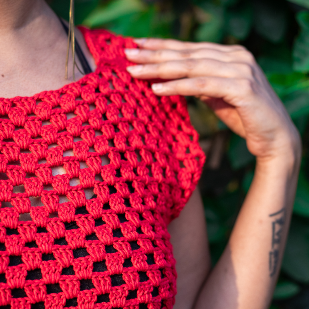 DAHLIA Handmade Crochet Top | Vintage inspired, Lightweight & Breathable