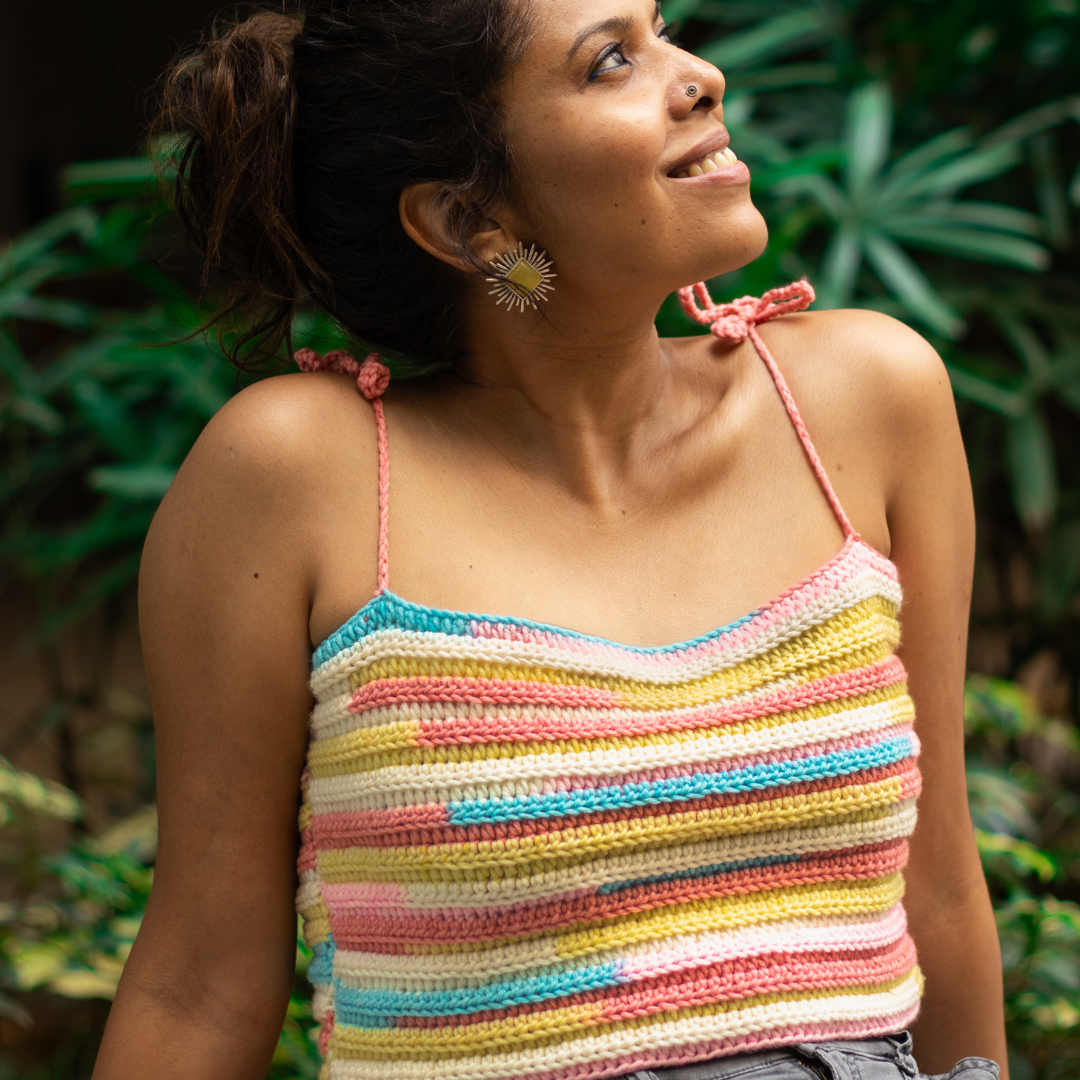 Sugarplum Crochet Tube Top | Handmade Pastel Bandeau for Summer