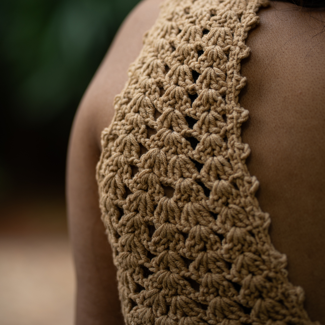 DUNE Crochet Crop Top | Handmade Boho Summer Style