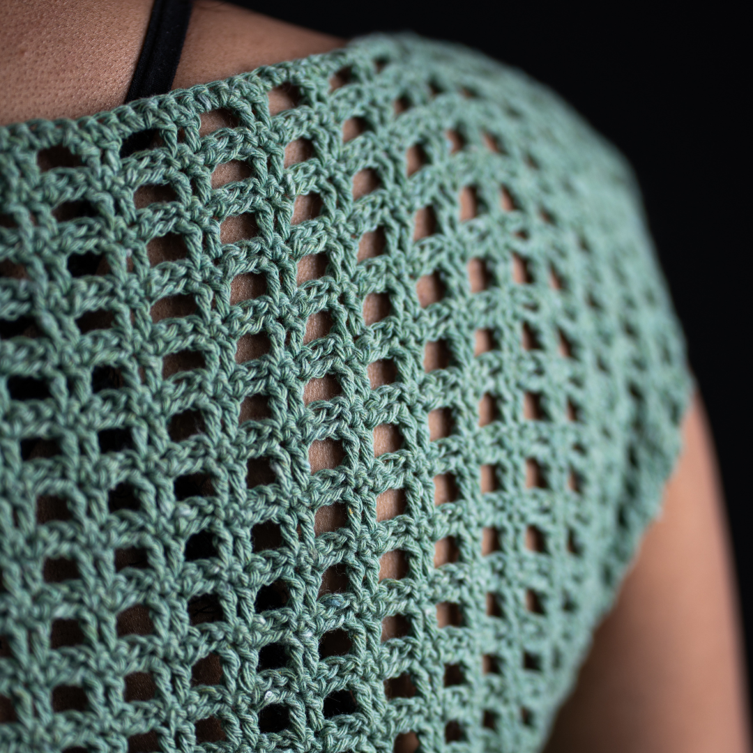 AFREEN Crochet Boxy Top | Handmade Sustainable Summer Essential
