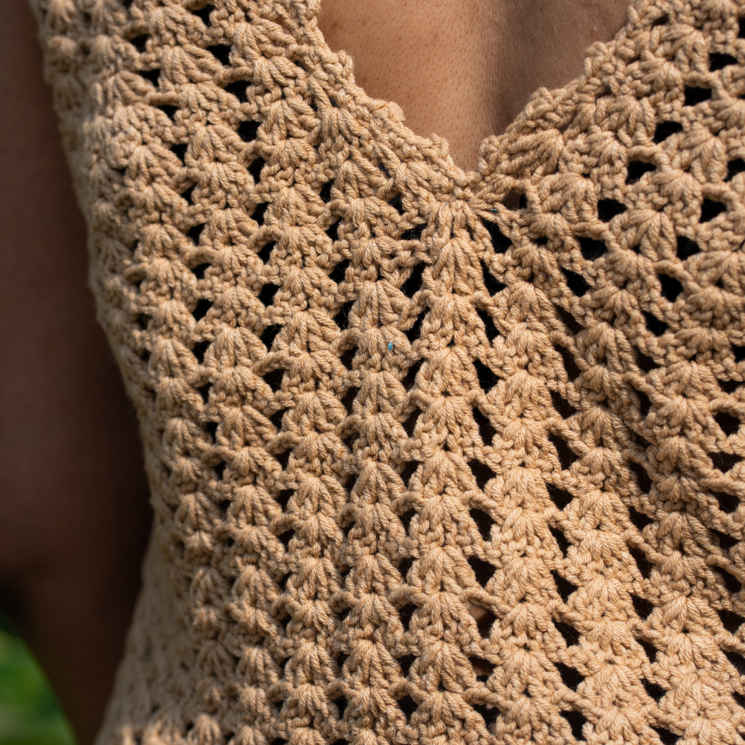 DUNE Crochet Crop Top | Handmade Boho Summer Style