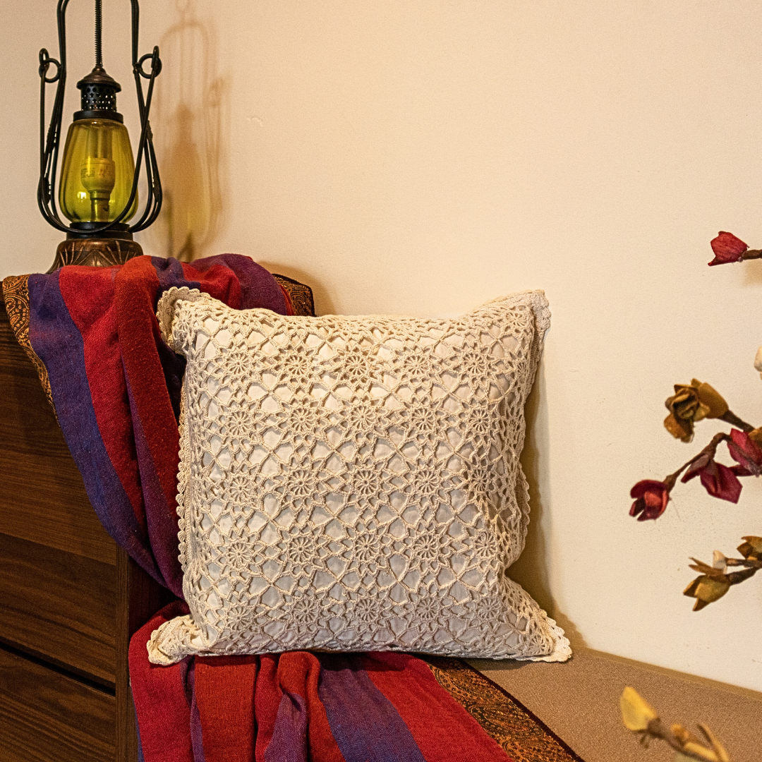 ZIBA Crochet Cushion Covers | Handcrafted Artisan made Decor