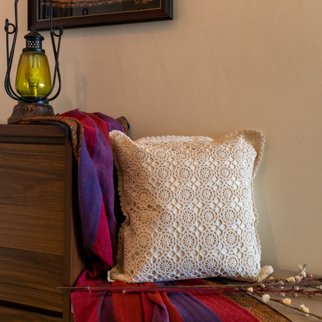 NAZ Crochet Cushion Covers | Handcrafted Artisan made Decor