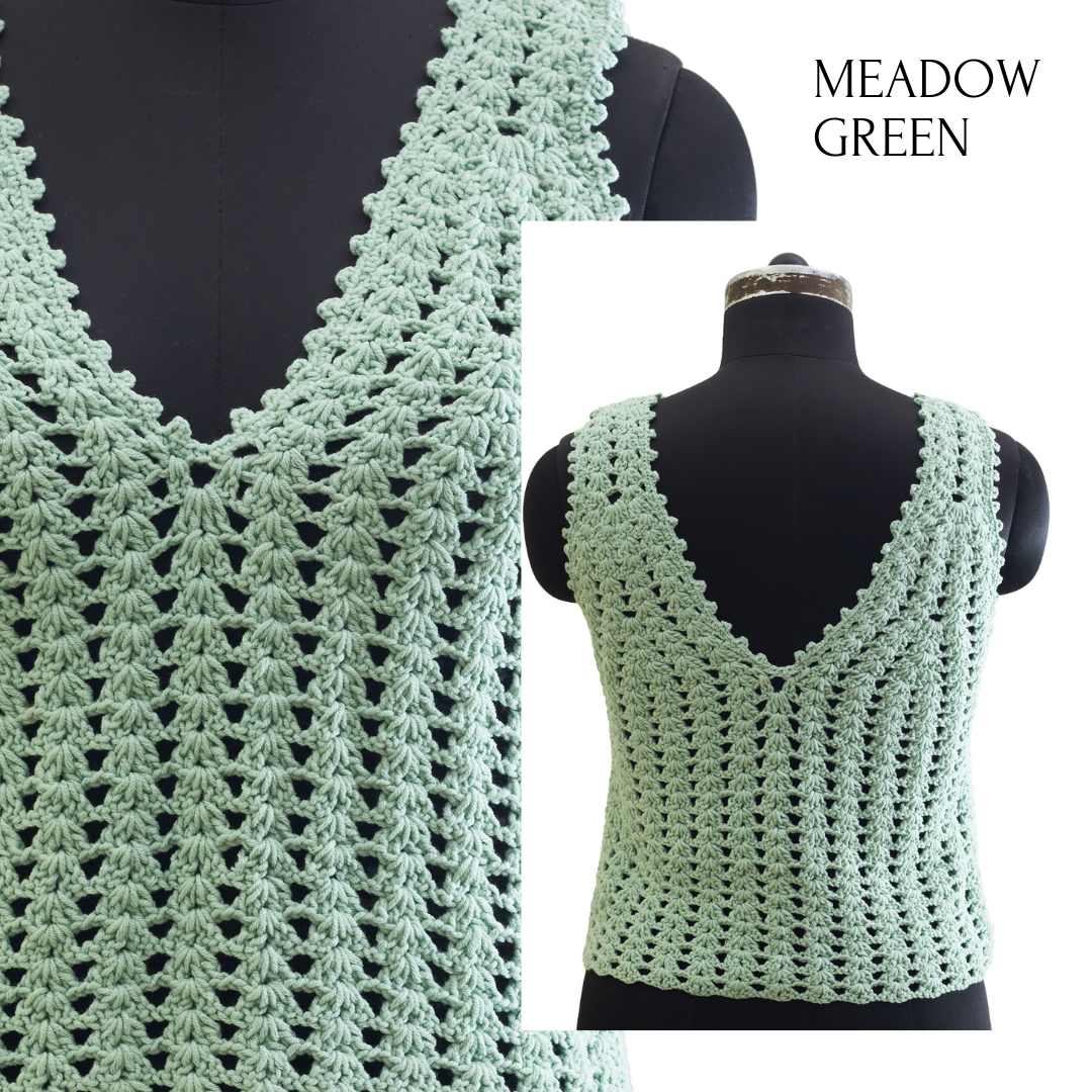 DUNE Crochet Crop Top | Handmade Boho Summer Style
