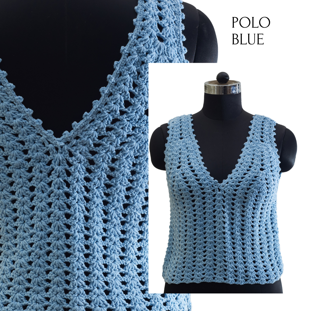 DUNE Crochet Crop Top | Handmade Boho Summer Style